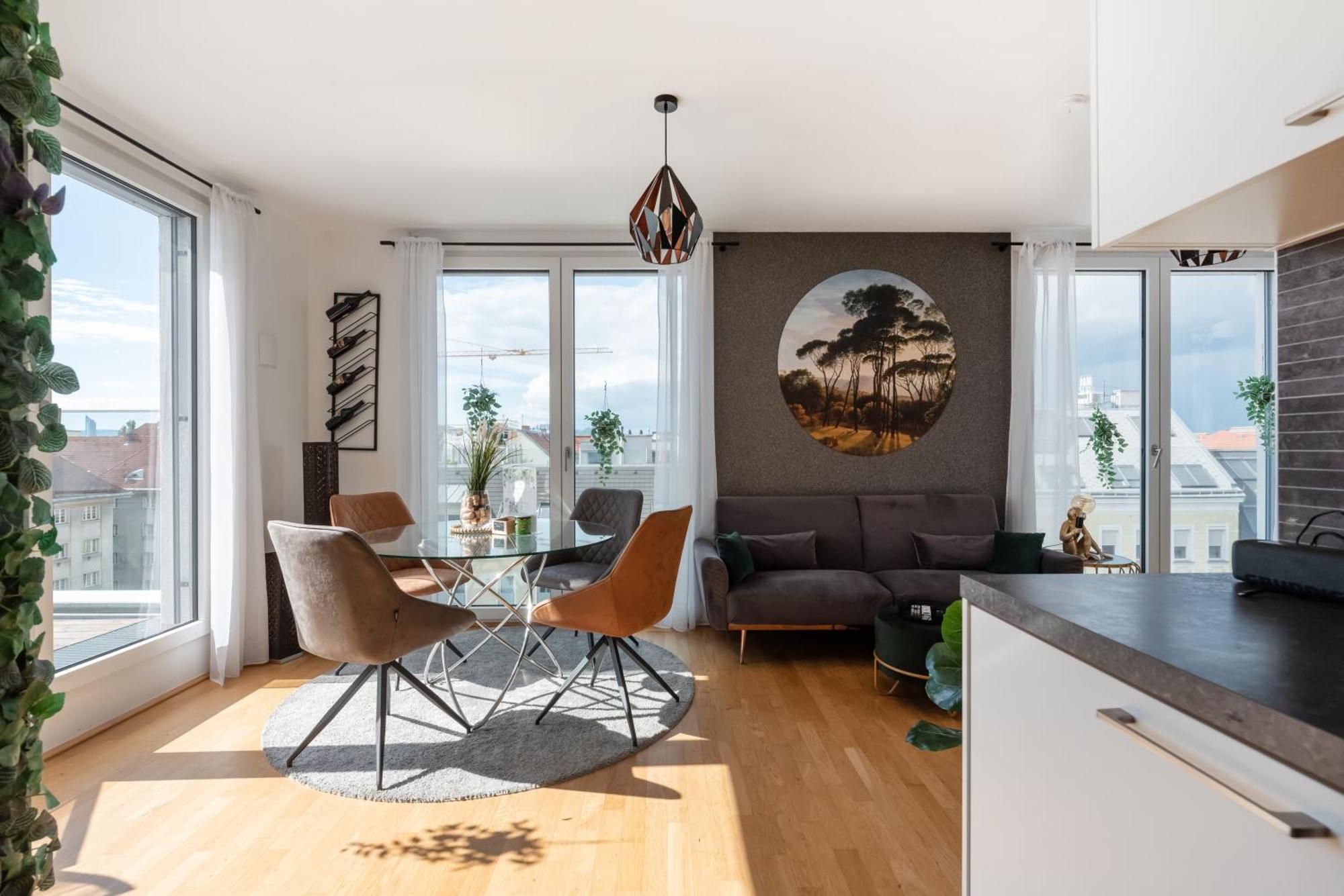 Apartamento Mit Traumhafter Dachterrasse & Weitblick Viena