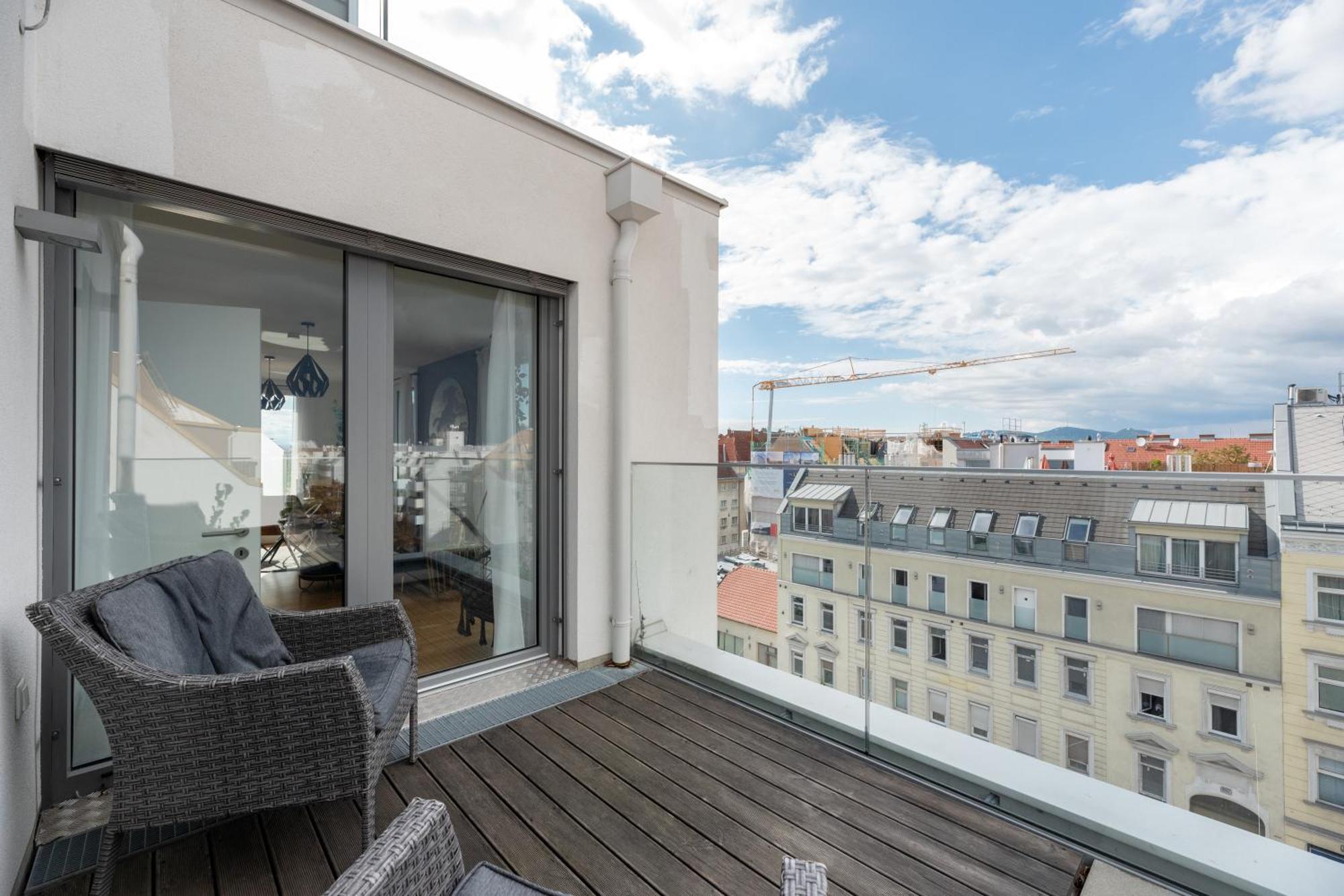 Mit Traumhafter Dachterrasse & Weitblick Apartamento